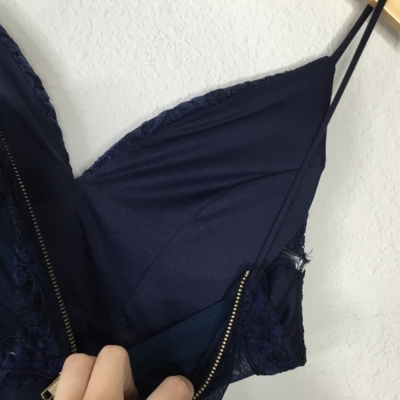 NWT Emerald Sundae Blue Lace Dress - Picture 7 of 7